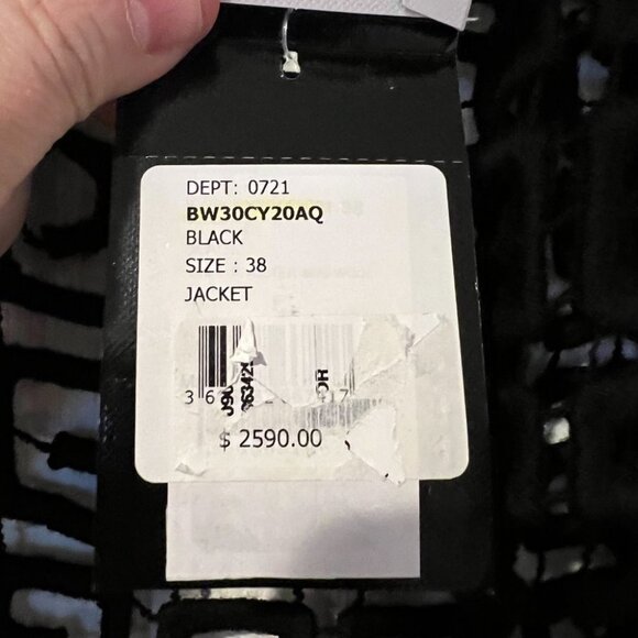 Givenchy 4G Guipure Lace Black Top - Picture 3 of 6